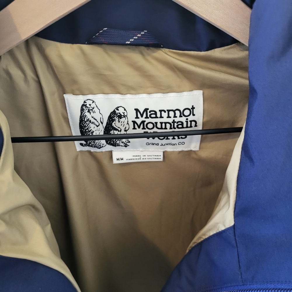 Marmot Fordham Jacket Blue and Burgundy Jacket - Picture 4 of 6